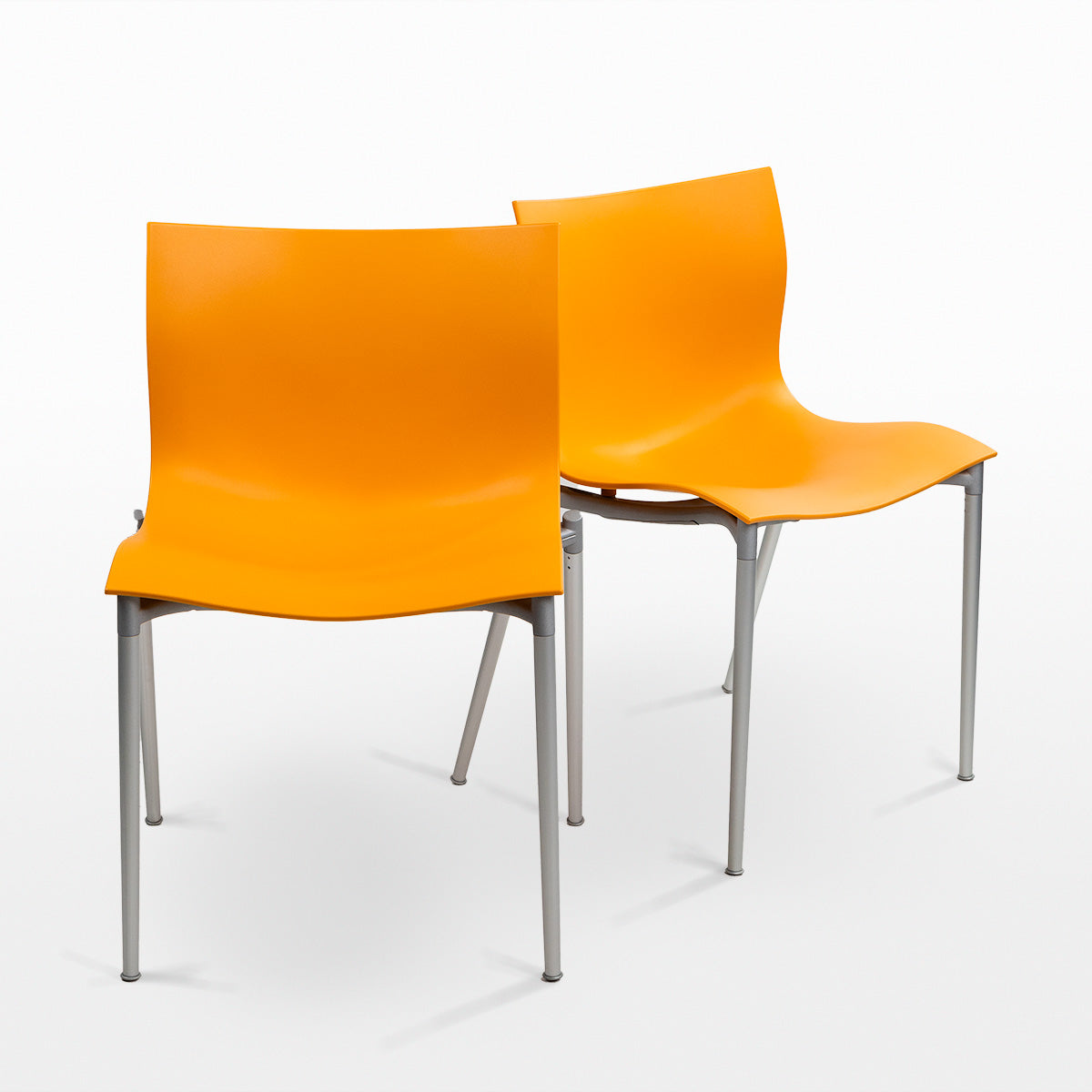 Cam El Eon Stacking Chair Orange | Designed by Philippe Starck